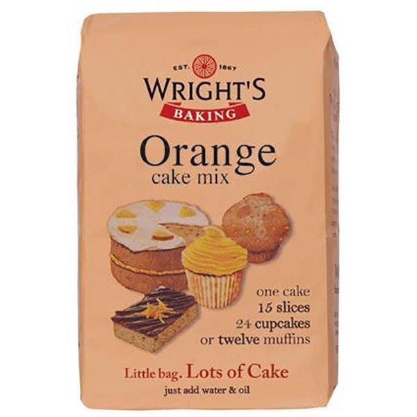 Wright's Orange Cake Mix - 500g