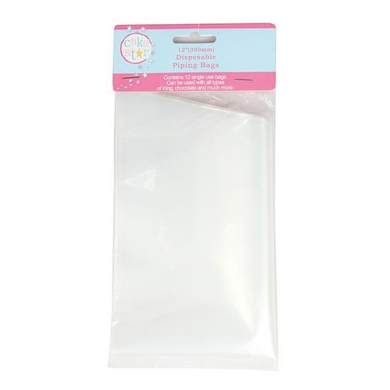 Cake Star Disposable 12" Piping Bags - Pack of 12