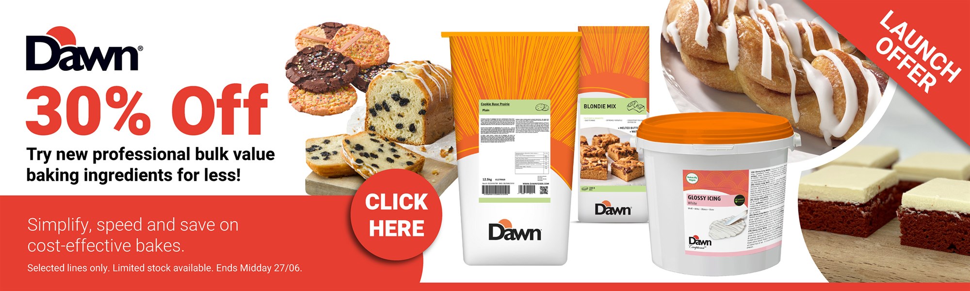 Dawn Foods 30% off selected 