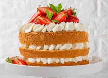 strawberry-cake