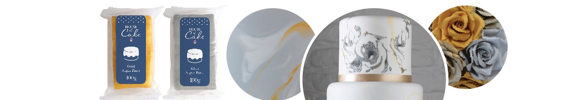 House Of Cake Metallic Sugar Paste