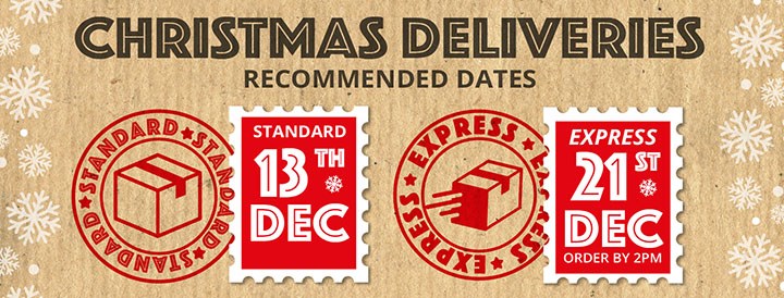 Recommended Christmas Delivery Times