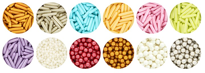 100's and 1000's of Culpitt Select Cake Sprinkles Options