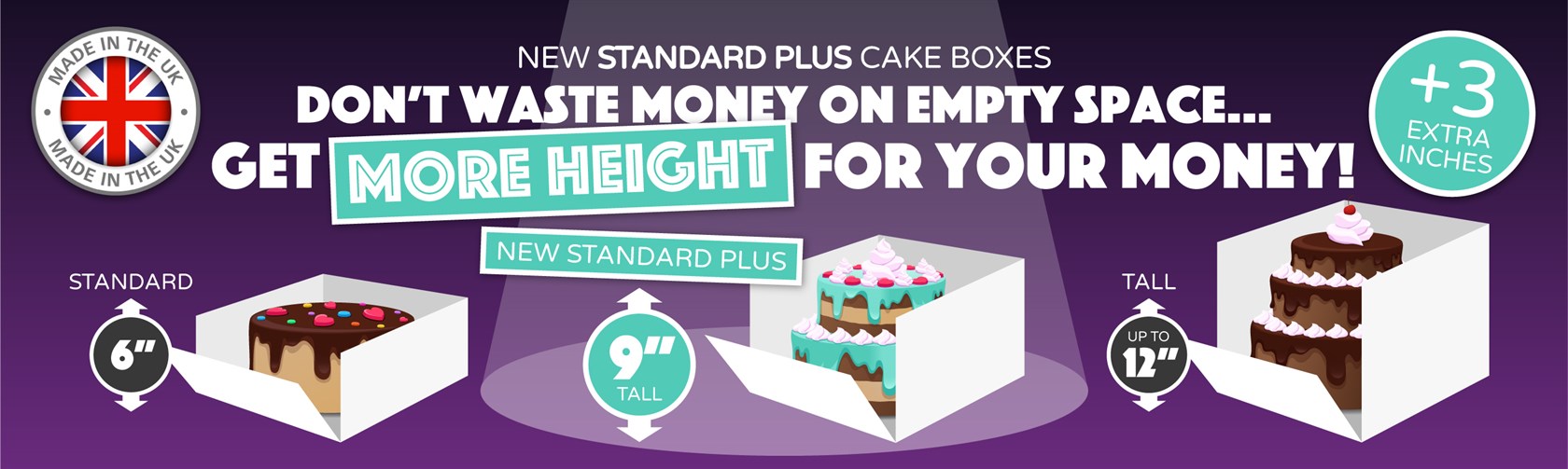 StandardPLUS Cake Boxes