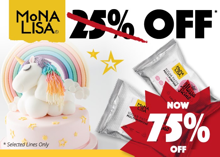 75% off Mona Lisa Sugar Paste