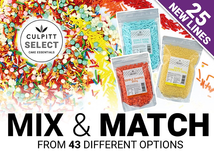 Culpitt Select Cake Sprinkles - 100s and 1000s of options