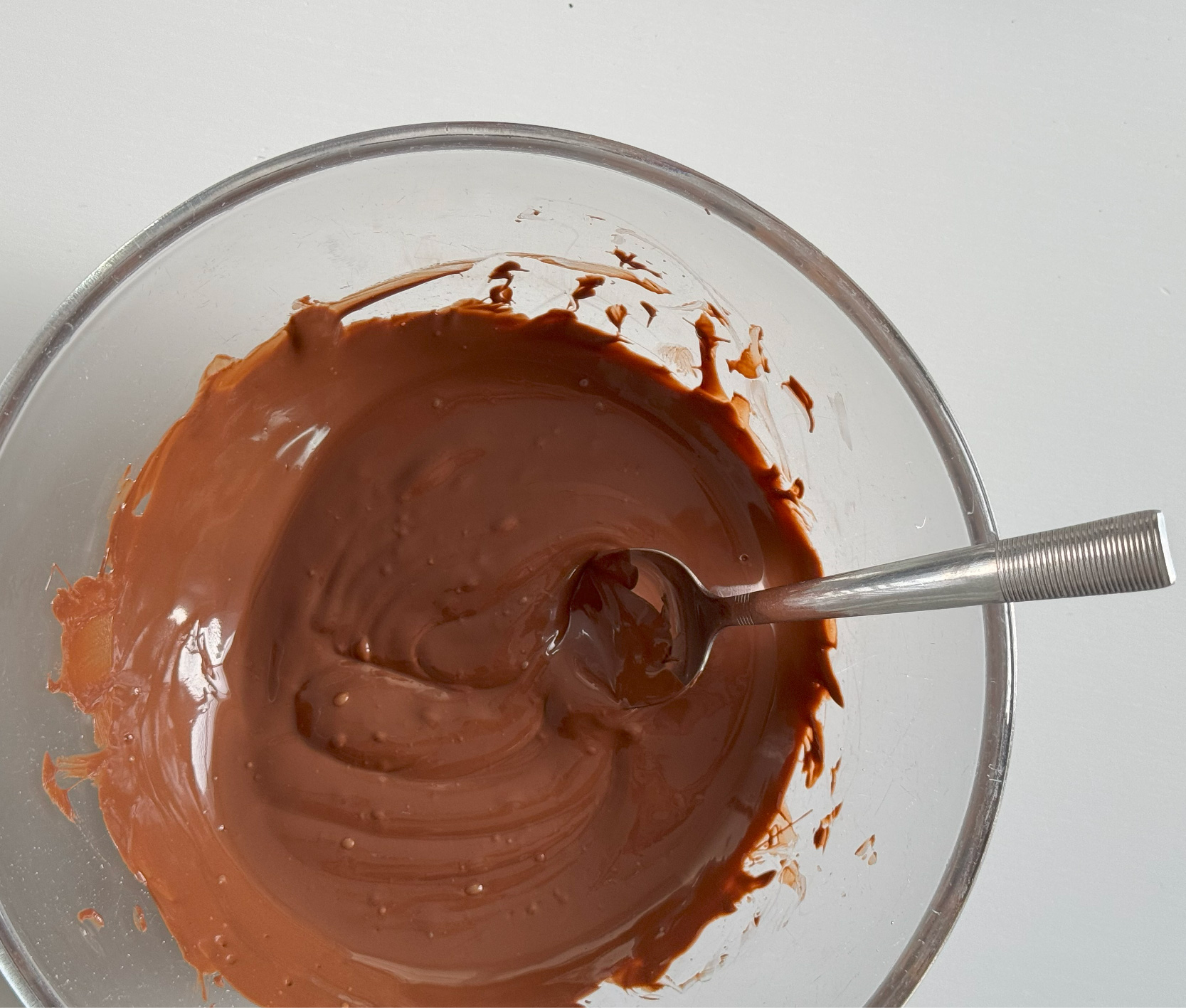 Melted Chocolate in Bowl