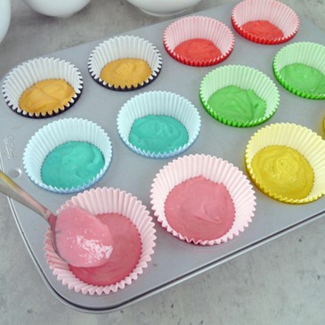 Baking The Cupcakes, Filled Cupcake Cases