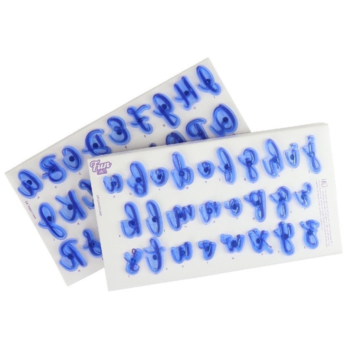Script Alphabet Stamps