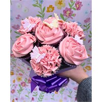 Purple Cupcakes Bouquet Cupcake Box