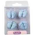 Culpitt Blue Feet Sugar Cake Topper Decorations - Pack of 12 Alternative Image