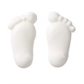 Culpitt White Feet Sugar Decorations - Pack of 12 Alternative Image