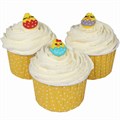Culpitt Cute Baby Chick Sugar Decorations - Pack of 12 -Sale Alternative Image