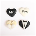 Culpitt Mr & Mrs Sugar Cake Decorations - Pack of 12 Alternative Image
