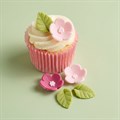 Baked with Love Flowers and Leaves Cupcake Decorations - 12 Pack Alternative Image