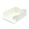 14" White Cake Box & Lid - single Alternative Image