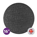 Culpitt Premium 16'' Round Black Cake Board Alternative Image