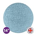 Culpitt Premium 14'' Round Light Blue Cake Board Alternative Image