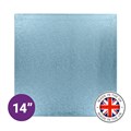 Culpitt Premium 14'' Square Light Blue Cake Board Alternative Image