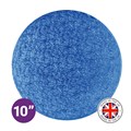 Culpitt Premium 10'' Round Dark Blue Cake Board Alternative Image