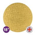 Culpitt Premium 18'' Round Gold Cake Board Alternative Image