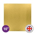 Culpitt Premium 10'' Square Gold Cake Board Alternative Image