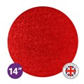 Culpitt Premium 14'' Round Red Cake Board Alternative Image