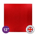Culpitt Premium 12'' Square Red Cake Board Alternative Image