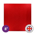 Culpitt Premium 8'' Square Red Cake Board Alternative Image