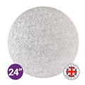 Culpitt Premium 24'' Round Silver Cake Board Alternative Image