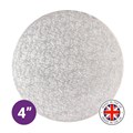 Culpitt Premium 4'' Round Silver Cake Board Alternative Image