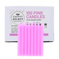 100 Culpitt Select Pink Candles 51mm Alternative Image