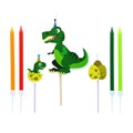 7 Dinosaur Party Cake Topper Candles Alternative Image