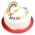 Culpitt Rainbow Gumpaste Cake Topper Alternative Image