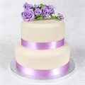 Gumpaste Lilac Rose Spray Alternative Image