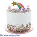 Rainbow Shooting Star Gumpaste Pic - 111 x 120mm Alternative Image