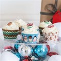 Baked with Love Christmas Friends Baking Cases - Pack of 100 Alternative Image