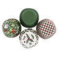 Baked with Love Vintage Holly Baking Cases - Pack of 100 Alternative Image
