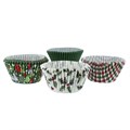 Baked with Love Vintage Holly Baking Cases - Pack of 100 Alternative Image