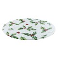 8" Vintage Holly Printed Masonite Cake Board 4mm thick Alternative Image
