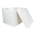 12” x 12” x 9” StandardPLUS White UK Cake Box & Lid – 25 pack Alternative Image