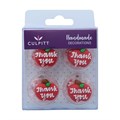 Culpitt Thank You Apple Sugar Decorations - Pack of 12 Alternative Image