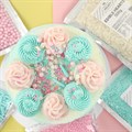 500g Culpitt Select Edible Hearts - White Alternative Image