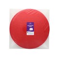 10" Round Red Cake Drum Board & White Cake Box Combo Alternative Image