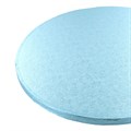 10" Round Light Blue Cake Drum Board & White Cake Box Combo Alternative Image