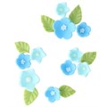 Culpitt Blue Sugar Flower and Leaves Alternative Image