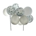 Silver Balloon Cloud Cake Topper Alternative Image