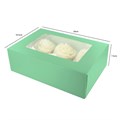 Baked With Love Brights Cupcake Boxes Twin Pack - Jade Alternative Image