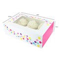 Baked With Love Patterned Cupcake Boxes Twin Pack - Pink Confetti Alternative Image