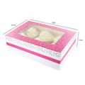 Baked With Love Patterned Cupcake Boxes Twin Pack - Pink Sprinkles Alternative Image